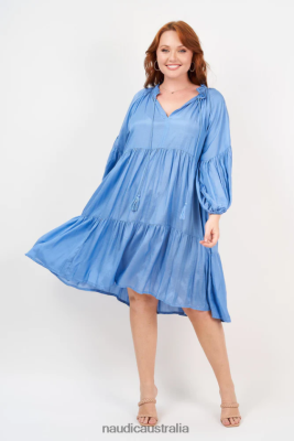 Naudic Dresses NVH8Z6107 Women | Naudic Molly Dress Cornflower