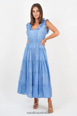 Naudic Dresses NVH8Z6119 Women | Naudic Sophia Dress Cornflower